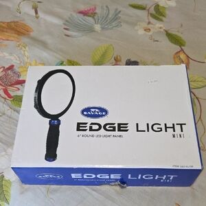 Savage Edge Light Mini 6" Round LED Panel - White and Blue